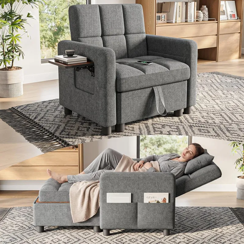 TROMIRY Convertible Sleeper Chair 3 in 1